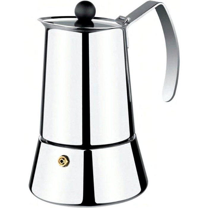 Monix Cafetera Italiana Eterna M630006, 6 Tazas, Acero inoxidable Monix Cafetera Italiana Eterna M630006, 6 Tazas, Acero inoxidable